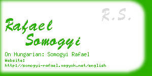 rafael somogyi business card